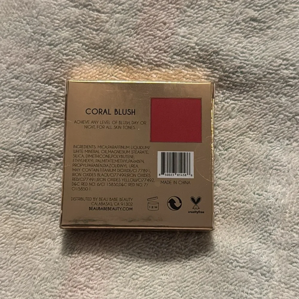 Beau Babe Beauty Coral Blush New .21 oz